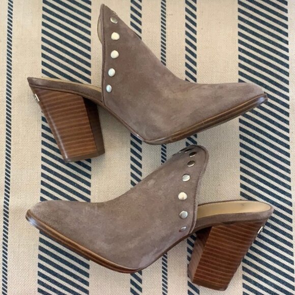 Michael Kors || "Louise" Suede Mules - Picture 5 of 6